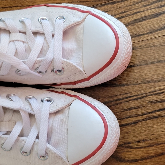 White Converse All Star sneakers sz 9 Women’s - Picture 8 of 8